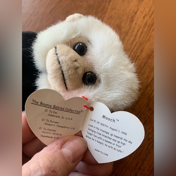 Original 1999 VINTAGE Ty Beanie Baby - Mooch - Picture 6 of 6